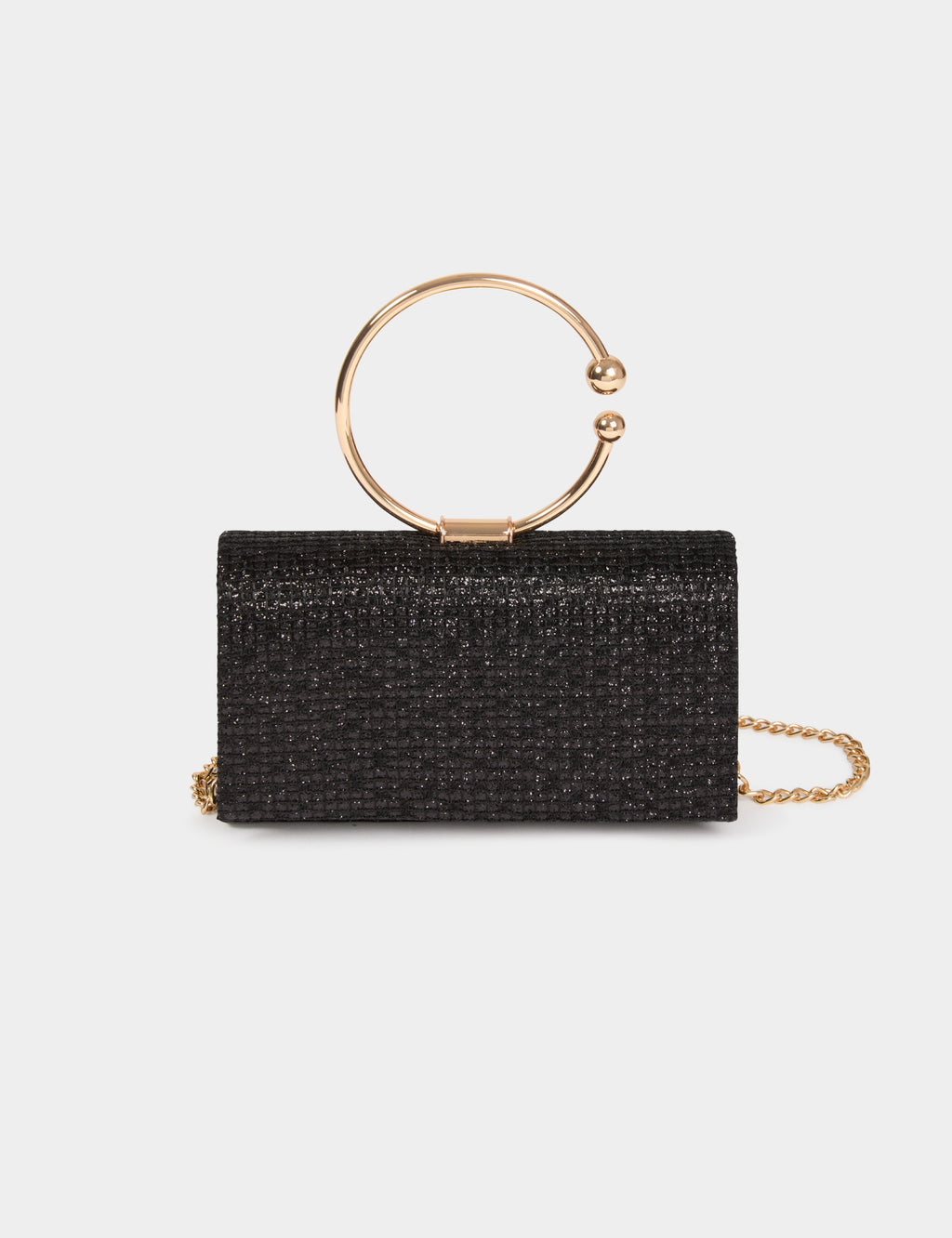 Pochette bijou noir femme - 1