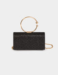 Pochette bijou noir femme - 1